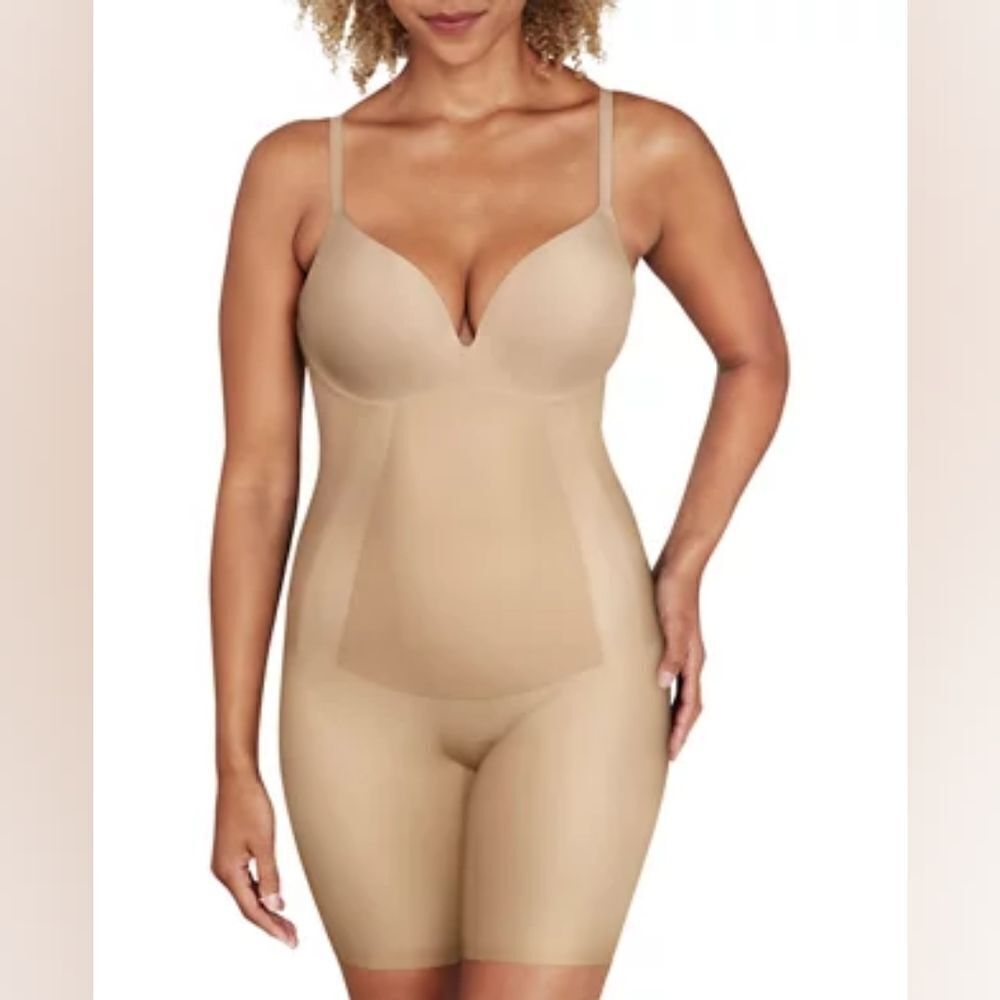 Maidenform Power Players All in One Underwire Body Shapewear Large NWT